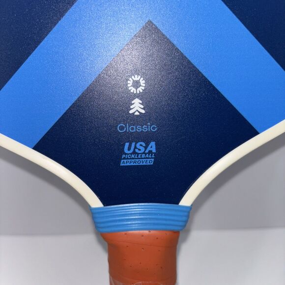 Embark Adults Pickleball Paddle USA Approved Blue/Red/Yellow Carbon Triangle - Picture 5 of 6